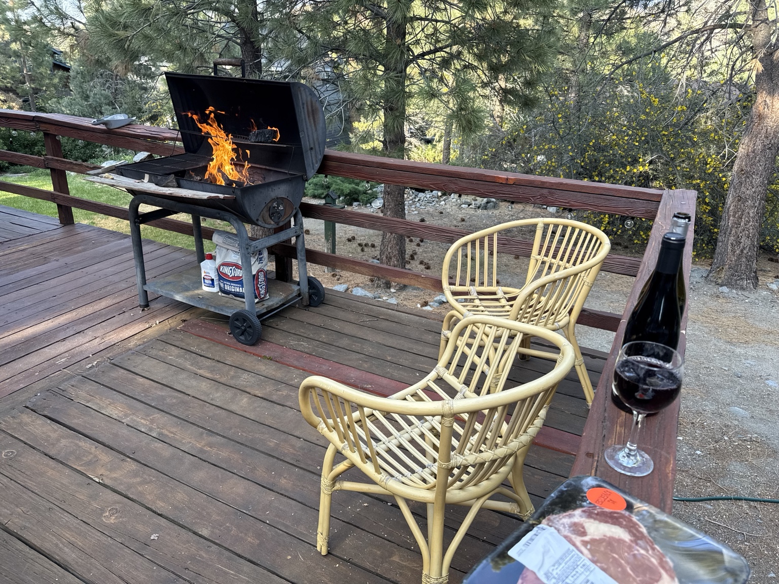 Deck and BBQ
